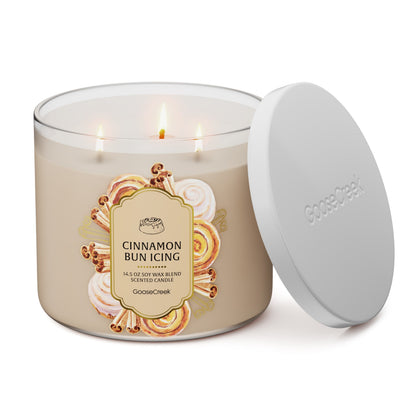 Cinnamon Bun Icing 3-Wick Candle
